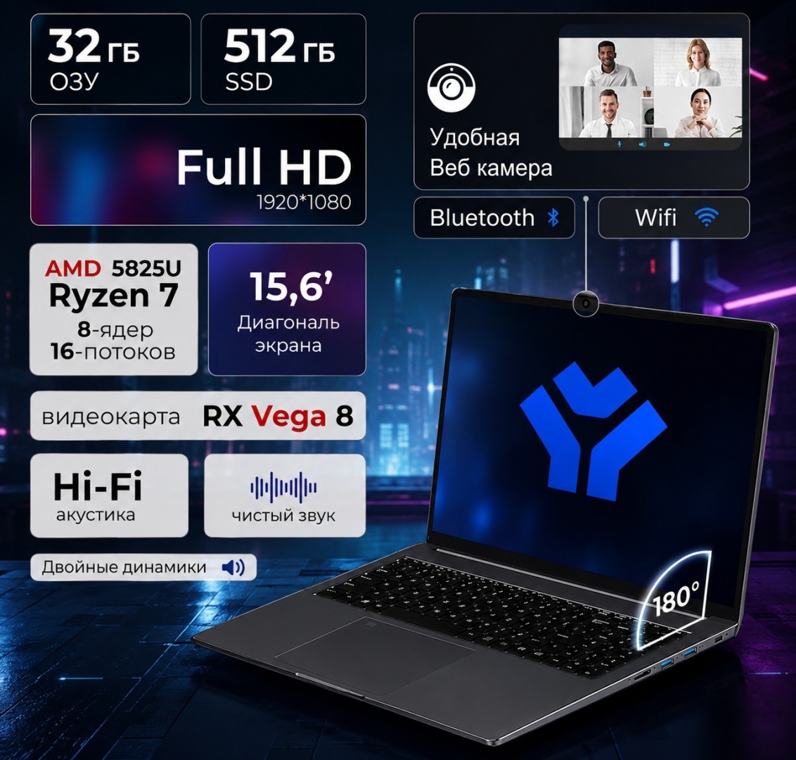 Ноутбук YERVIEW RGB 15.6