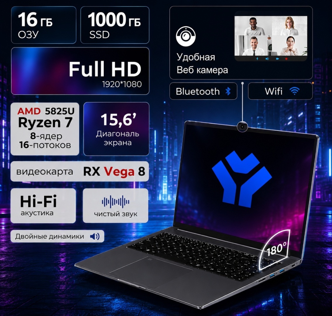 Ноутбук YERVIEW Y15 15.6